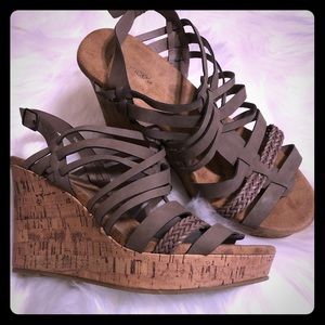 Maurices Suede Wedge Heels